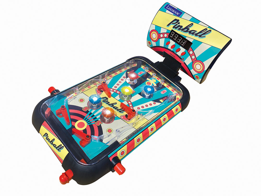 LEXIBOOK GAME - ELECTRONIC PINBALL MACHINE WITH SOUND AND LIGHT EFFECTS