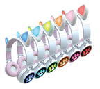 LEXIBOOK - CASQUE SANS FIL RECHARGEABLE LUMINEUX - OREILLES DE CHAT
