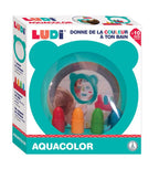 LUDI - AQUACOLOR CRAYONS ET MIROIR DE BAIN