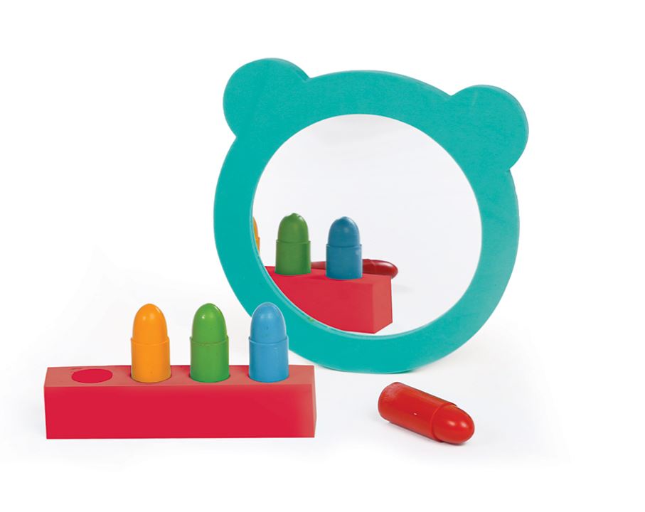 LUDI - AQUACOLOR CRAYONS ET MIROIR DE BAIN