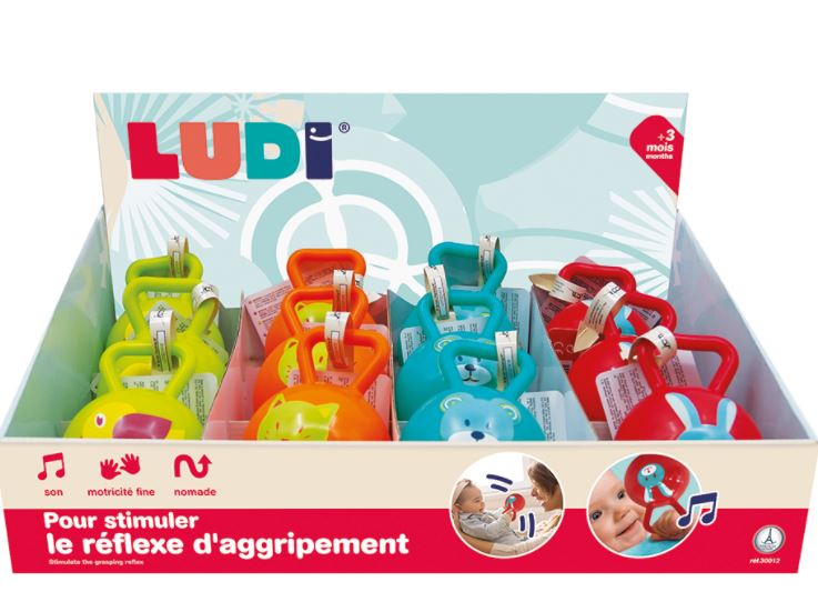 LUDI - BALL RATTLE ASST