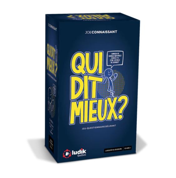 JEU JOE CONNAISSANT QUI DIT MIEUX? - LUDIK QUÉBEC