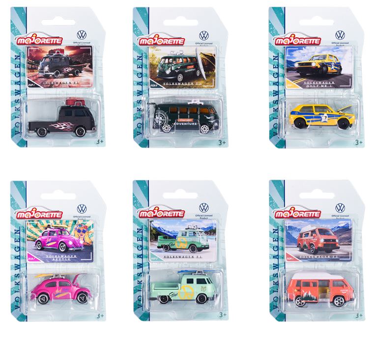 MAJORETTE - 1:64 VOITURE VOLKSWAGEN PREMIUM ASSORTIES