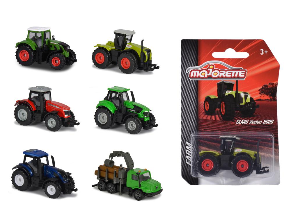 MAJORETTE - TRACTEUR DE FERME 6 MODÈLES ASST