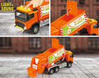 MAJORETTE - VOLVO CAMION À ORDURES SONS ET LUMIÈRES
