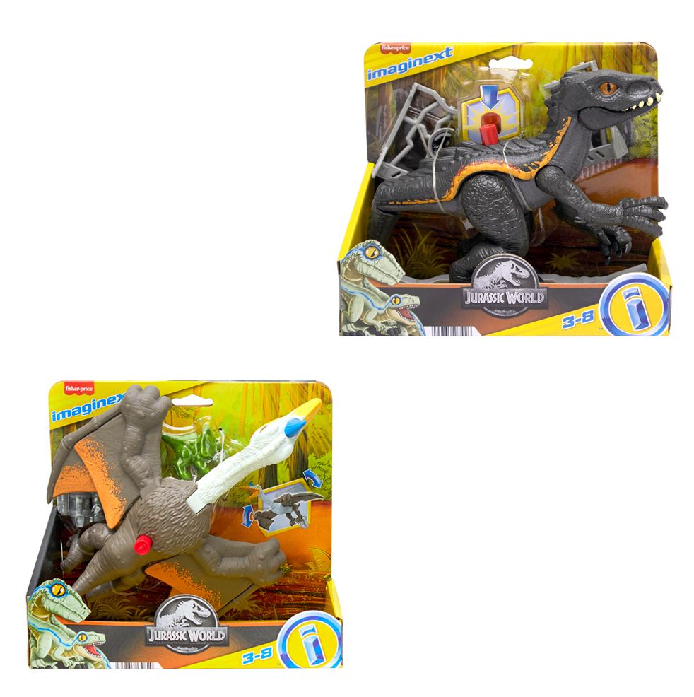 FISHER-PRICE - IMAGINEXT - JURASSIC WORLD - DINOSAURE ACTION ASST