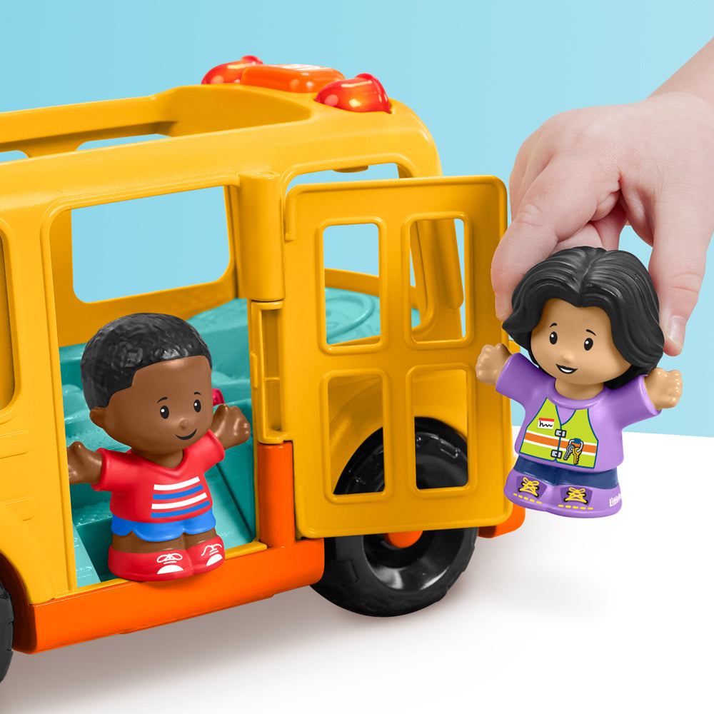 FISHER-PRICE - LITTLE PEOPLE - AUTOBUS SCOLAIRE - VERSION MULTILINGUE