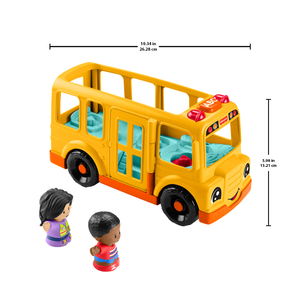FISHER-PRICE - LITTLE PEOPLE - AUTOBUS SCOLAIRE - VERSION MULTILINGUE