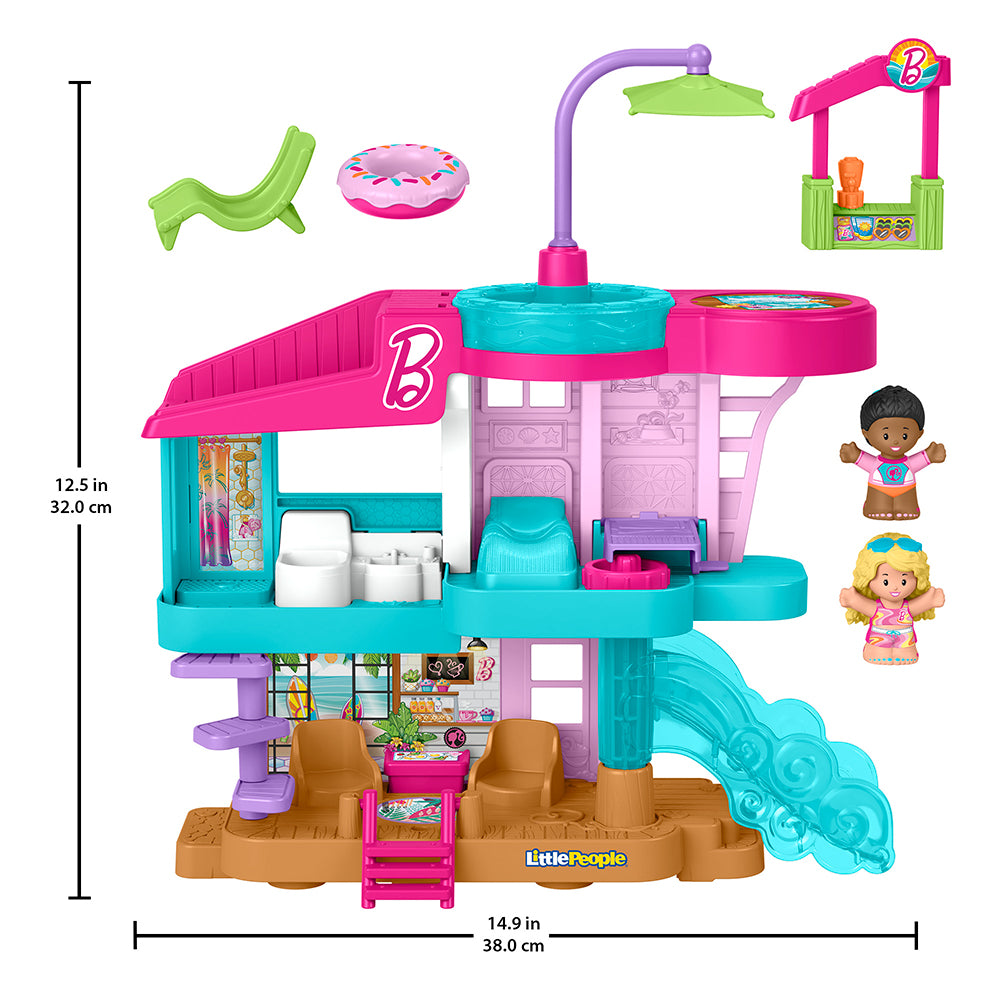 FISHER-PRICE - LITTLE PEOPLE - BARBIE MAISON DE PLAGE