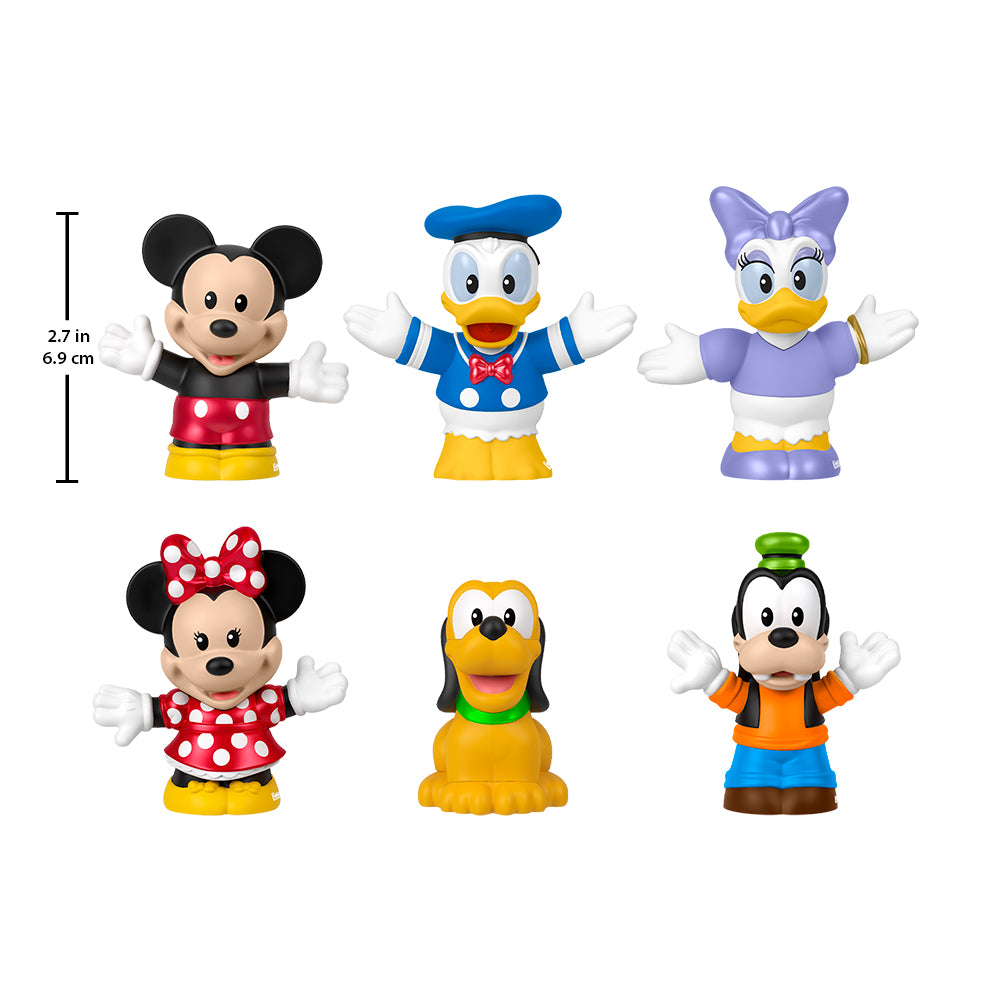 FISHER-PRICE - LITTLE PEOPLE - COFFRET 6 FIGURINES MICKEY ET SES AMIS