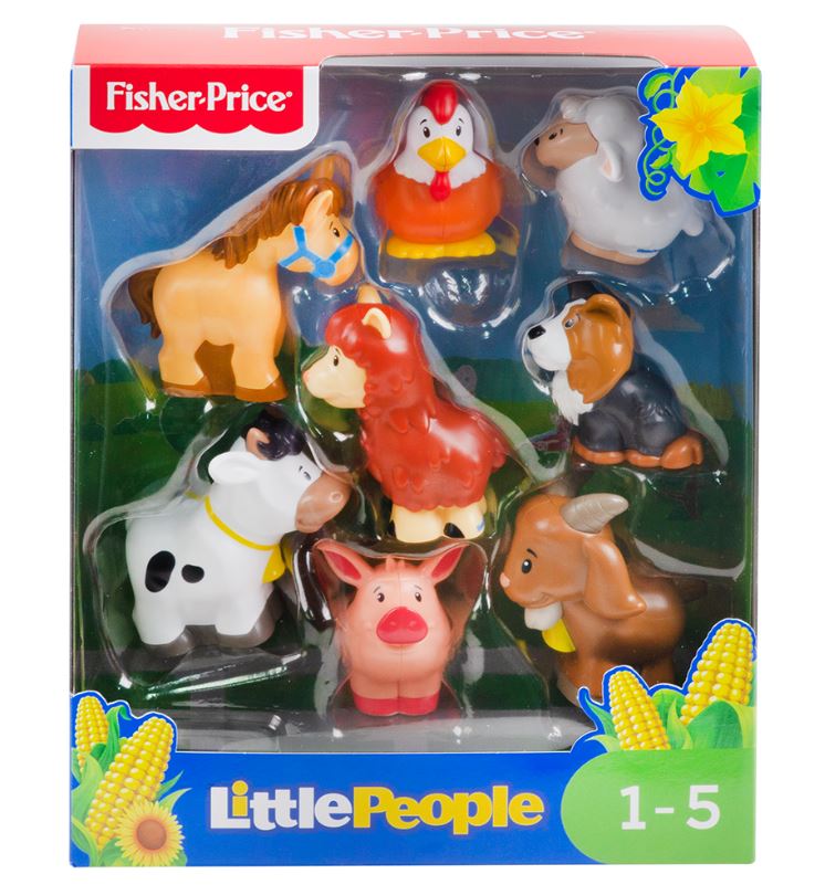 FISHER-PRICE - LITTLE PEOPLE - ENSEMBLE ANIMAUX DE LA FERME (DI)
