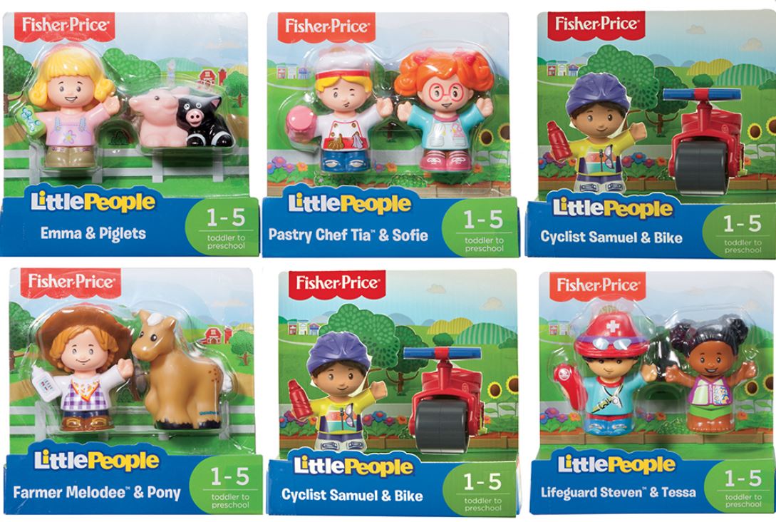 FISHER-PRICE - LITTLE PEOPLE - ENSEMBLE DE 2 FIGURINES ASSORTIES