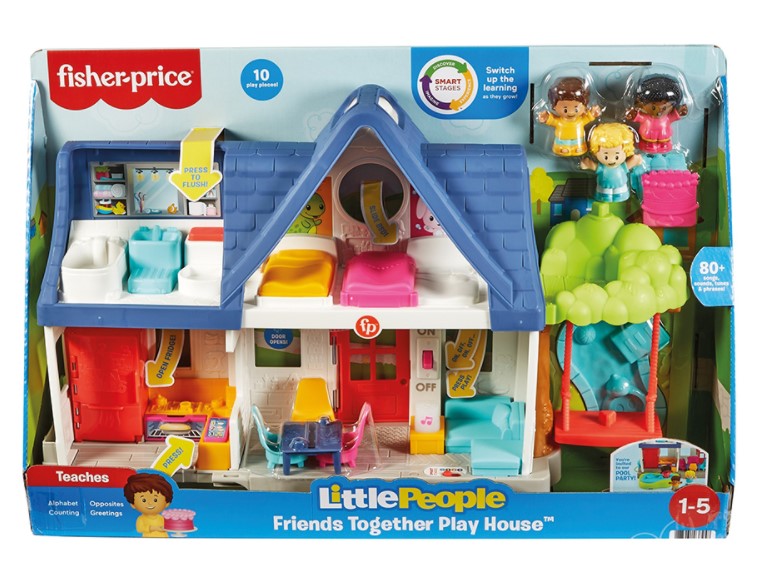 FISHER-PRICE - LITTLE PEOPLE - MAISON DES MEILLEURS AMIS - Version multilingue