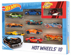 HOT WHEELS - ENSEMBLE DE 10 VOITURES ASST