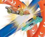HOT WHEELS - SPIRAL SPEED CRASH RACE TRACK WITH MOTORIZED BOOSTER