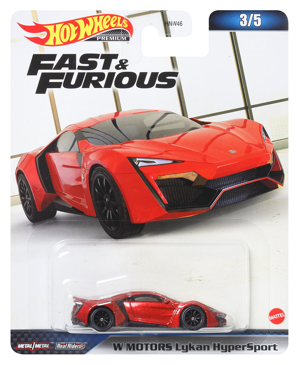 HOT WHEELS PREMIUM - VÉHICULE RAPIDES ET DANGEREUX 1:64 ASST