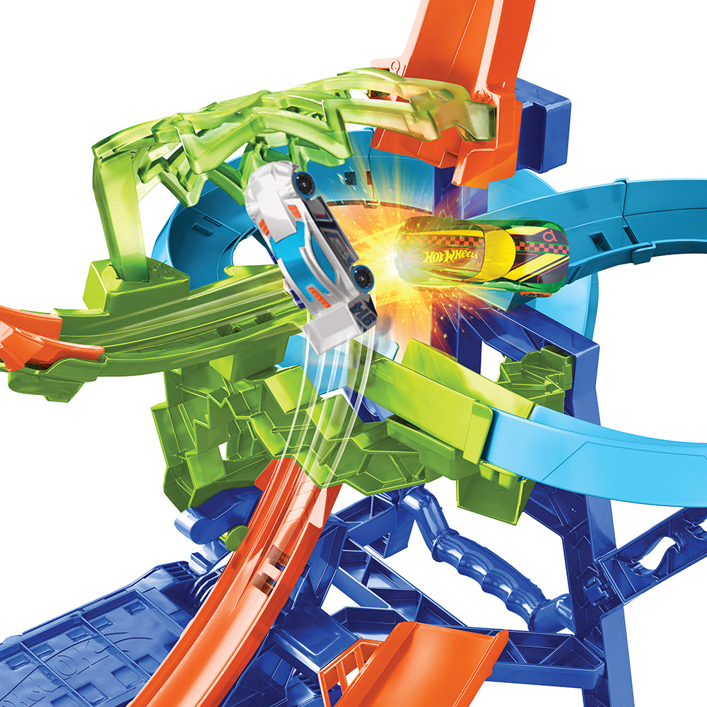 HOT WHEELS STUNT TRACKS - PISTE MULTI CRASH