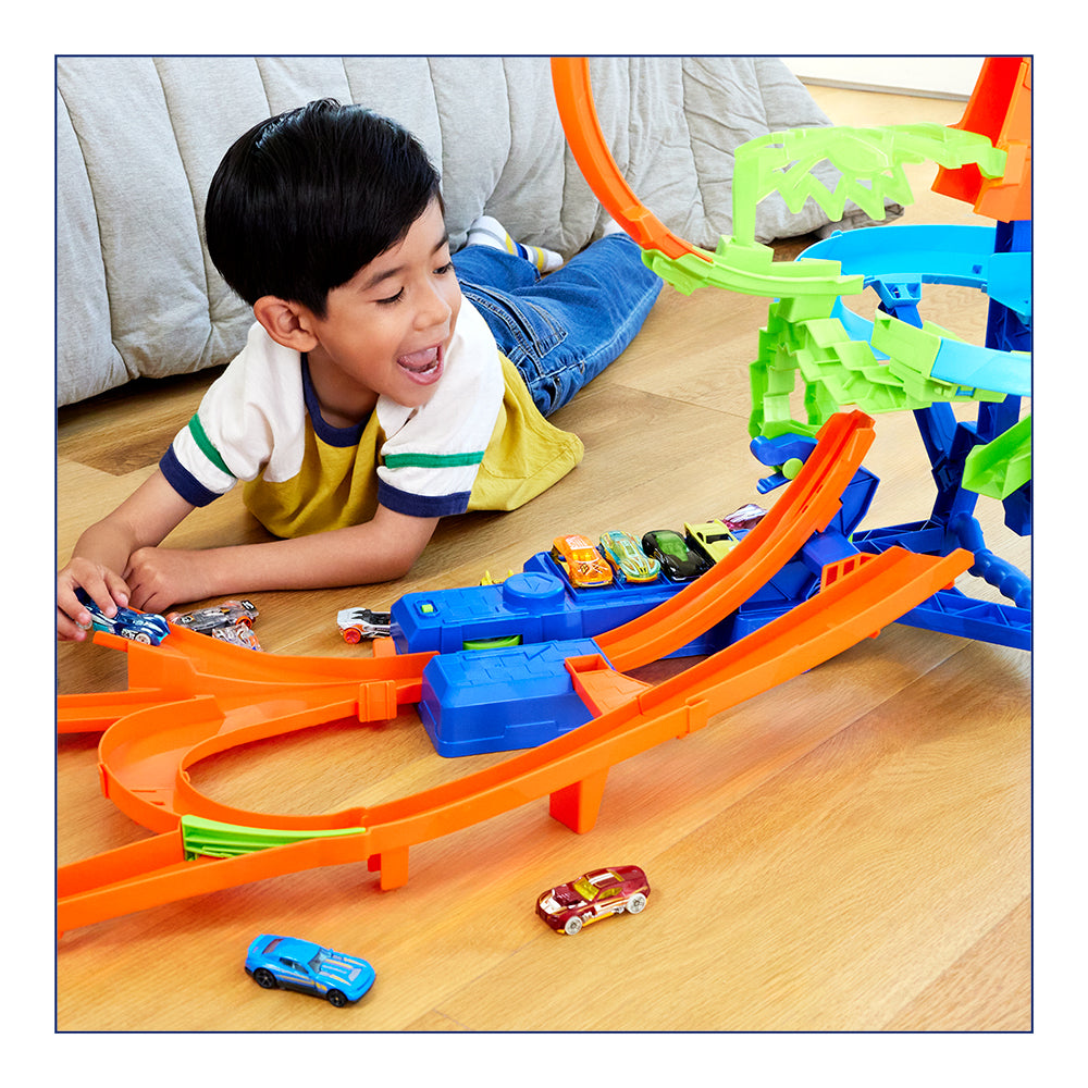 HOT WHEELS STUNT TRACKS - PISTE MULTI CRASH