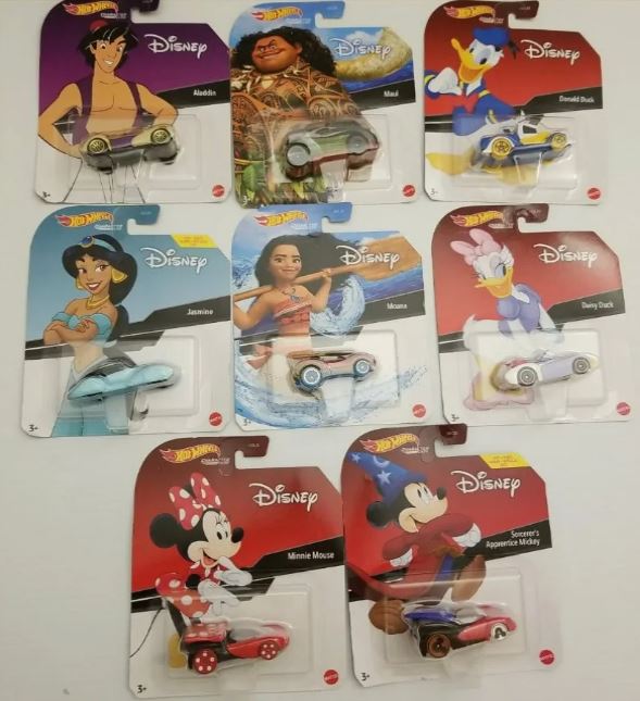HOT WHEELS - VOITURES DE PERSONNAGE ASST