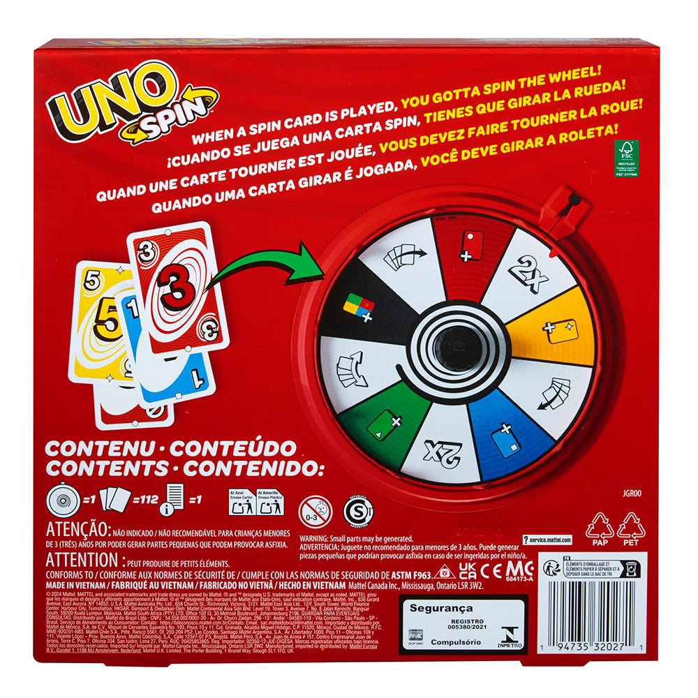 JEU UNO - SPIN