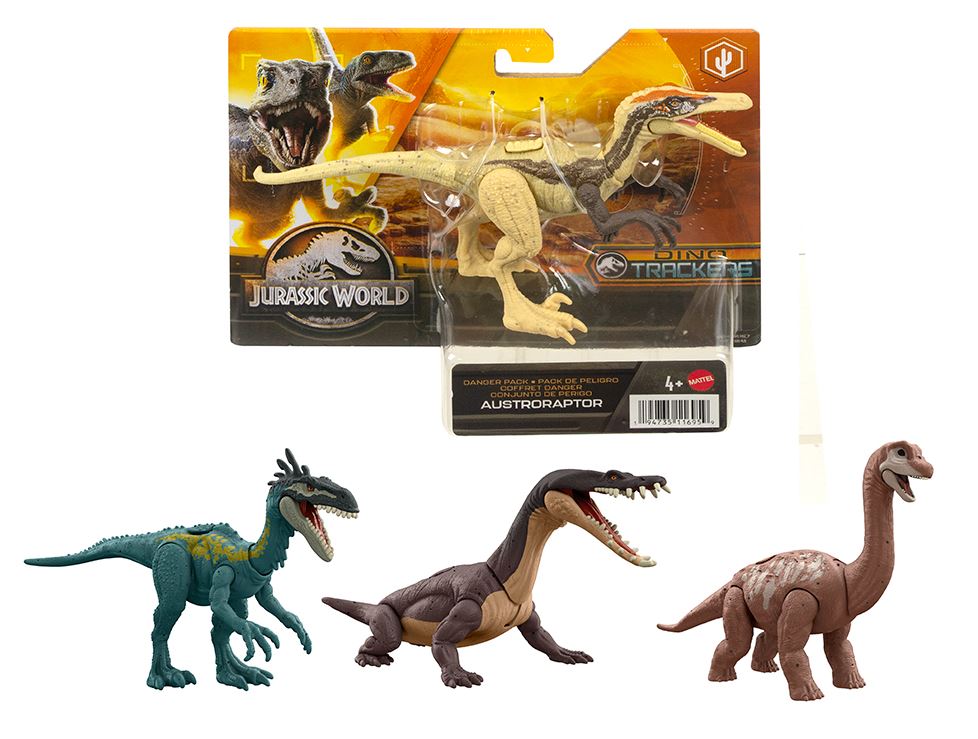 JURASSIC WORLD - SÉRIE COFFRET DANGER - DINOSAURE ASST