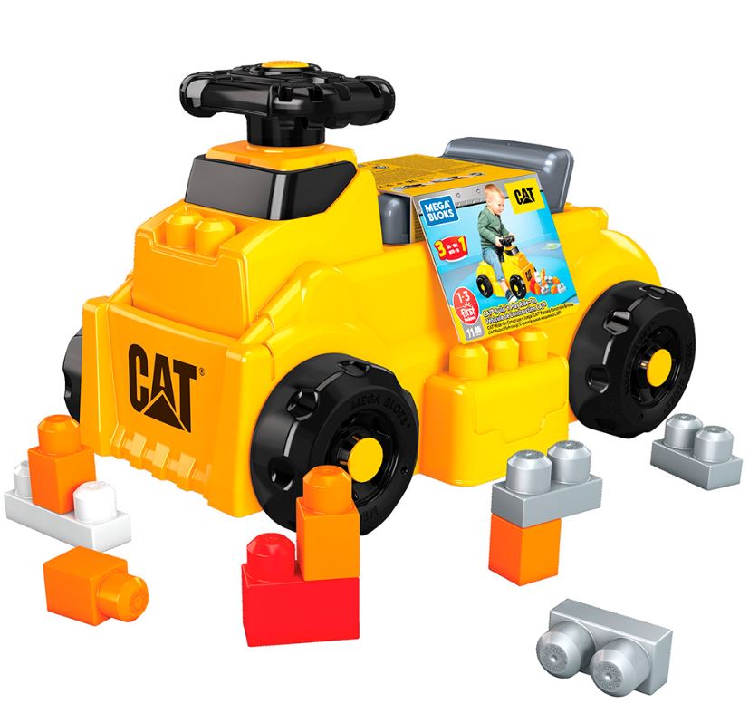 MEGA BLOKS - CAT VÉHICULE PORTEUR ET CONSTRUCTION