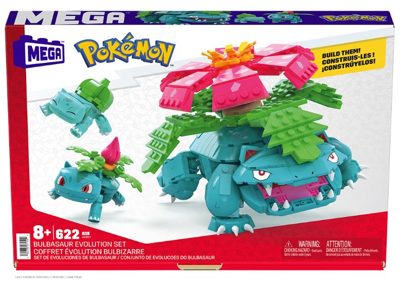 MEGA BLOKS - POKÉMON COFFRET ÉVOLUTION BULBIZARRE