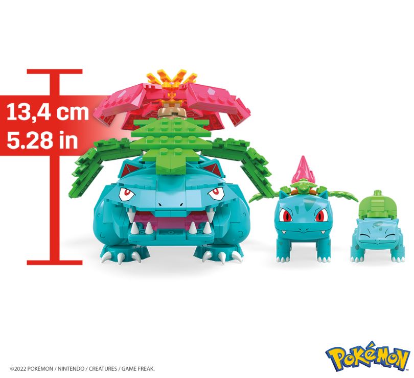 MEGA BLOKS - POKÉMON COFFRET ÉVOLUTION BULBIZARRE