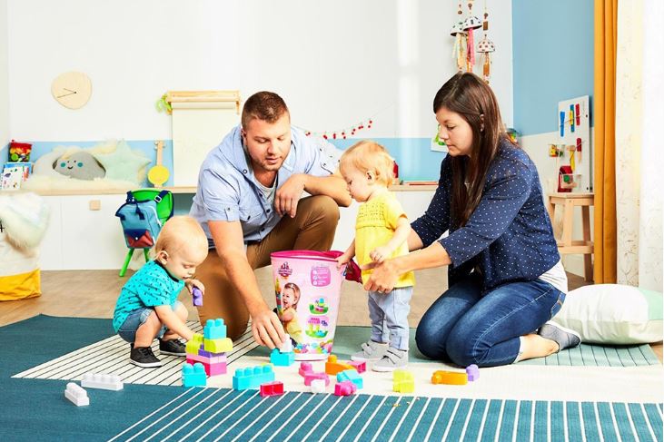MEGA BLOKS - BIG BUILDING BAG 80 ASSORTED PIECES