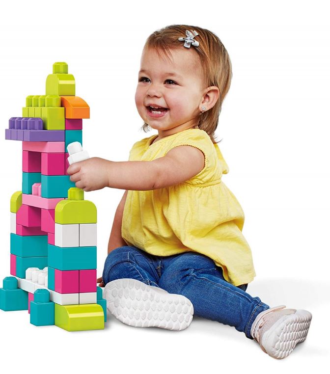 MEGA BLOKS - BIG BUILDING BAG 80 ASSORTED PIECES