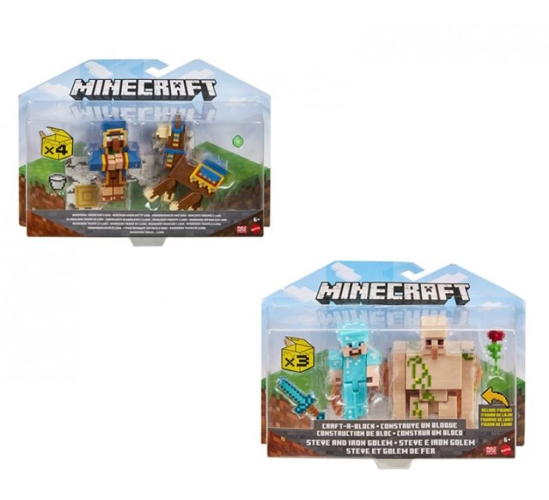 MINECRAFT - 3.25" FIGURE 2-PACK ASST