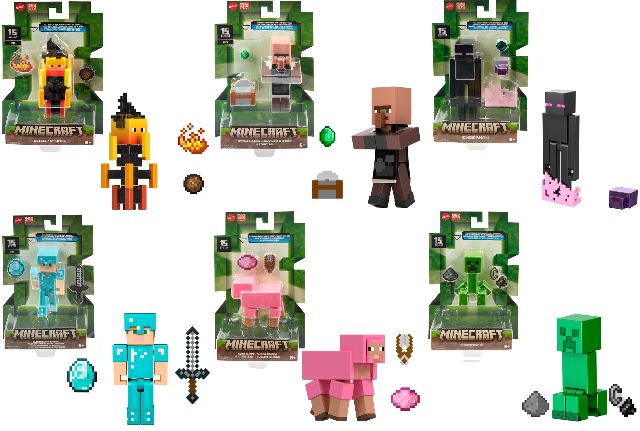 MINECRAFT - FIGURINE 8.25 CM ASST
