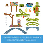 THOMAS ET SES AMIS - COFFRET LIVRAISON DE PEINTURE - CIRCUIT À CONSTRUIRE