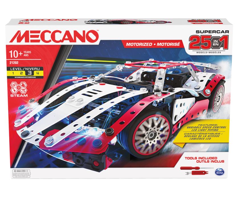 MECCANO - ENSEMBLE 25 MODÈLES - SUPER VOITURE