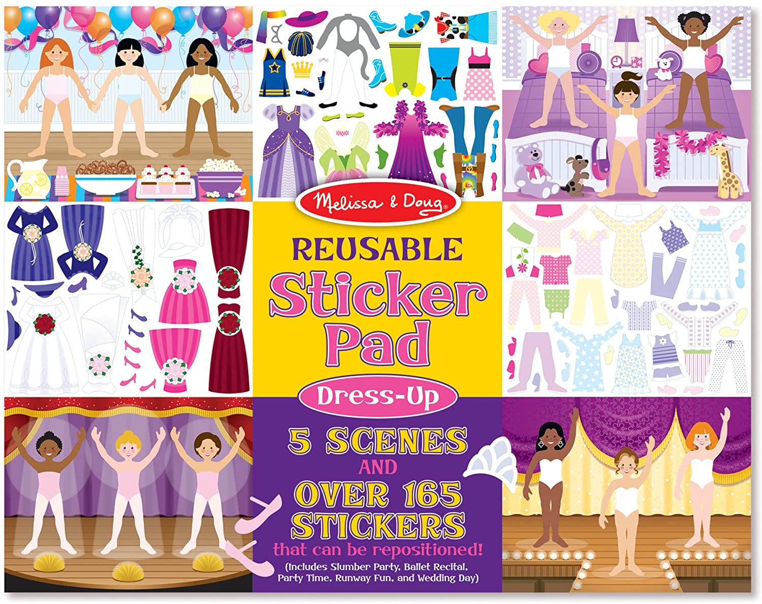 MELISSA AND DOUG - AUTOCOLLANTS RÉUTILISABLES - LES VÊTEMENTS