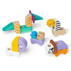 MELISSA AND DOUG - BLOCKABLES - 34-PIECE SAFARI PLAYSET