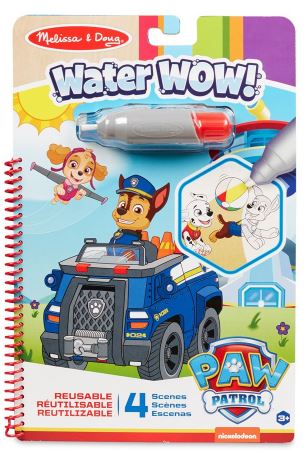 MELISSA AND DOUG - CHASE'S ADVENTURE PAW PATROL WATER WOW! REUSABLE COLORING PAD