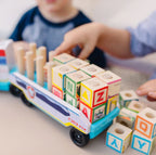 MELISSA AND DOUG - CAMION DE BLOC EN BOIS ABC DE LA PAT'PATROUILLE