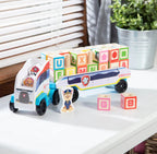 MELISSA AND DOUG - CAMION DE BLOC EN BOIS ABC DE LA PAT'PATROUILLE