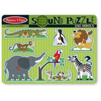 MELISSA AND DOUG - 8-PIECE JUNGLE ANIMALS WOODEN SOUND PUZZLE
