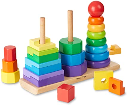 MELISSA AND DOUG - EMPILEUR GÉOMÉTRIQUE EN BOIS