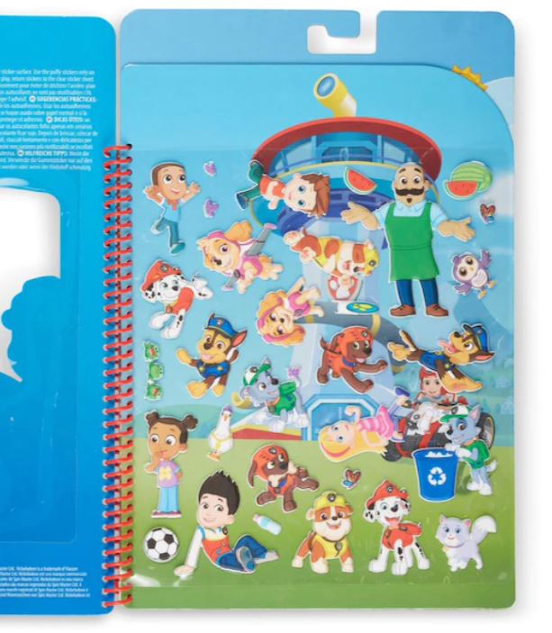 MELISSA AND DOUG - PAW PATROL REUSABLE PUFFY STICKERS - ADVENTURE BAY