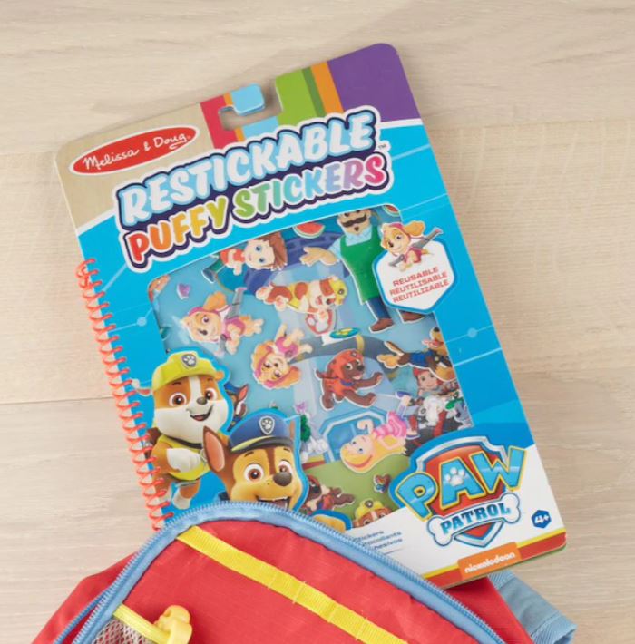 MELISSA AND DOUG - PAW PATROL REUSABLE PUFFY STICKERS - ADVENTURE BAY