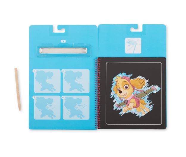 MELISSA AND DOUG - PAW PATROL SCRATCH ART PAD - SKYE