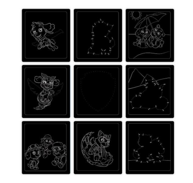 MELISSA AND DOUG - PAW PATROL SCRATCH ART PAD - SKYE