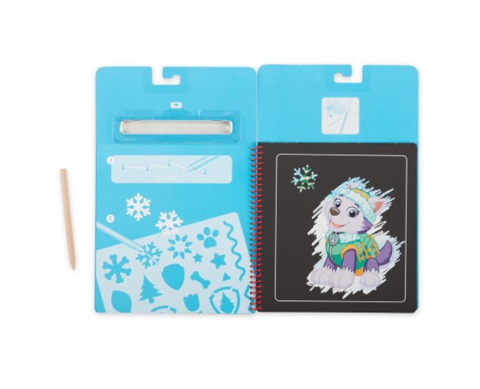 MELISSA AND DOUG - PAW PATROL SCRATCH ART PAD - SKYE