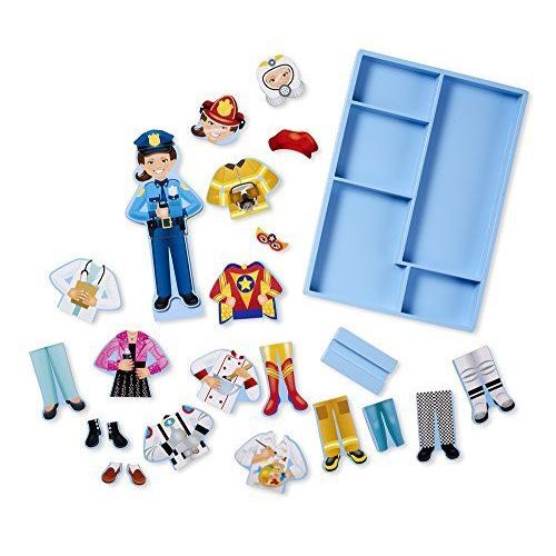 MELISSA AND DOUG - POUPÉE MAGNÉTIQUE JULIA ET LES MÉTIERS