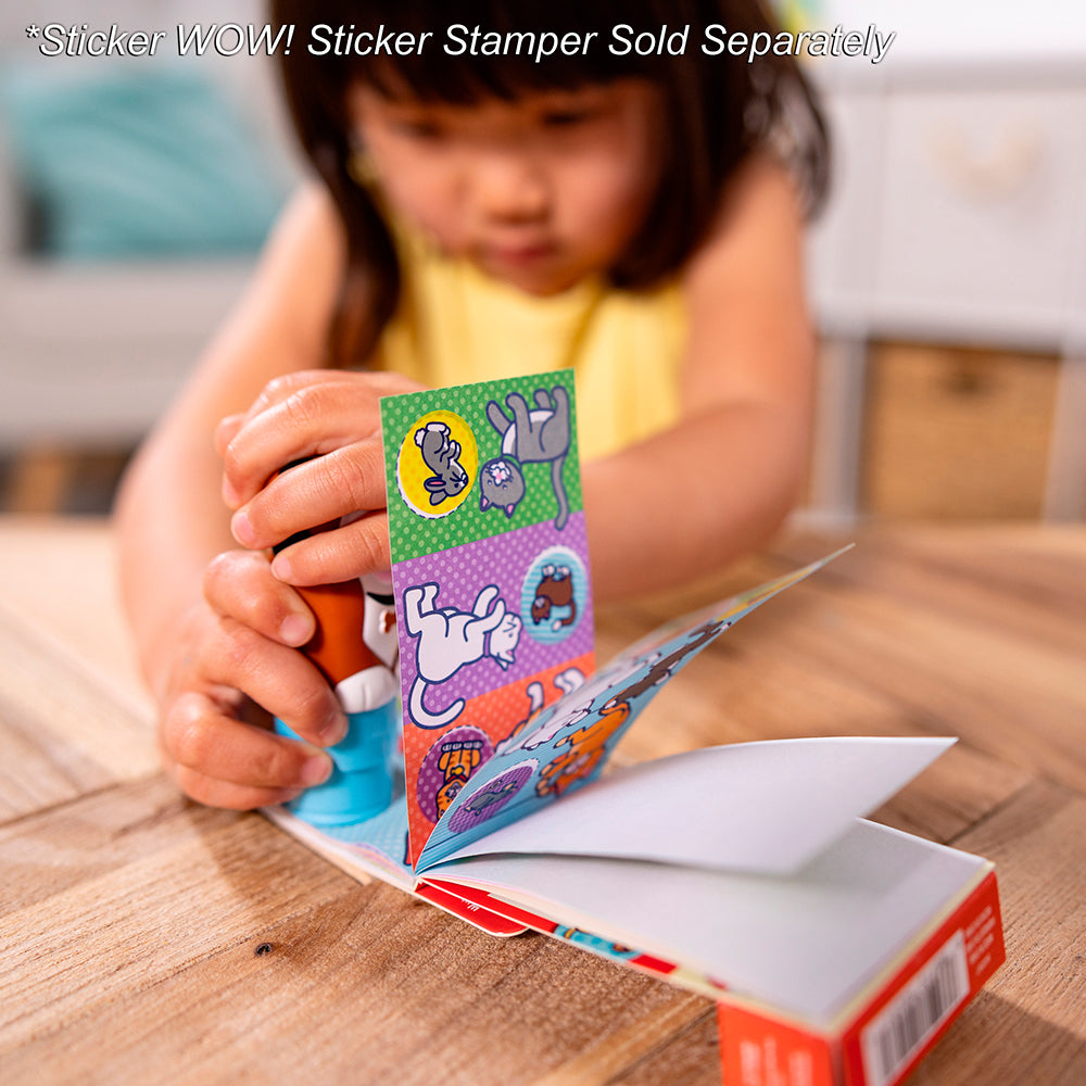 MELISSA AND DOUG - STICKER WOW! - MINI BLOC D'ACTIVITÉS ET RECHARGE D'AUTOCOLLANTS - ANIMAUX DE COMPAGNIE