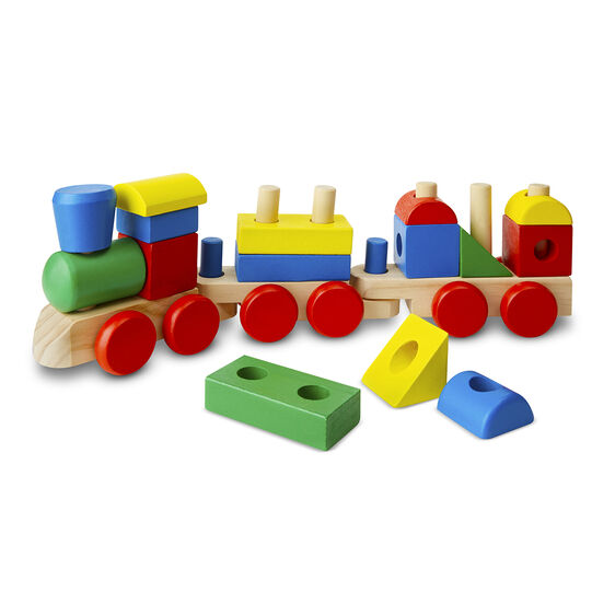 MELISSA AND DOUG - TRAIN EN BOIS À EMPILAGE