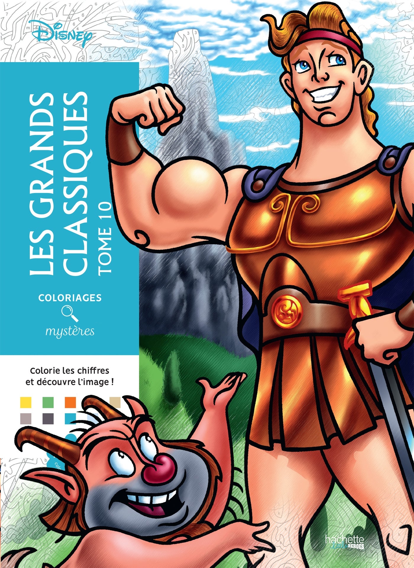 COLORIAGES MYSTÈRES DISNEY - LES GRANDS CLASSIQUES TOME 10 (LIVRE DE COLORIAGE PAR NUMÉROS)